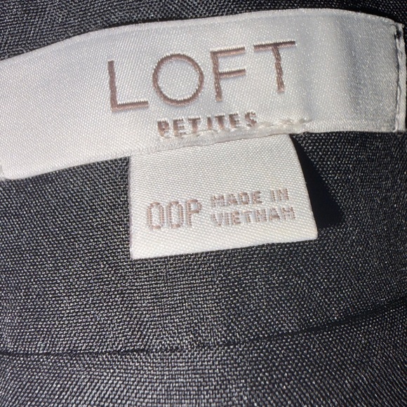 LOFT Petite Multicolor Wool Blend Skirt - Picture 3 of 6